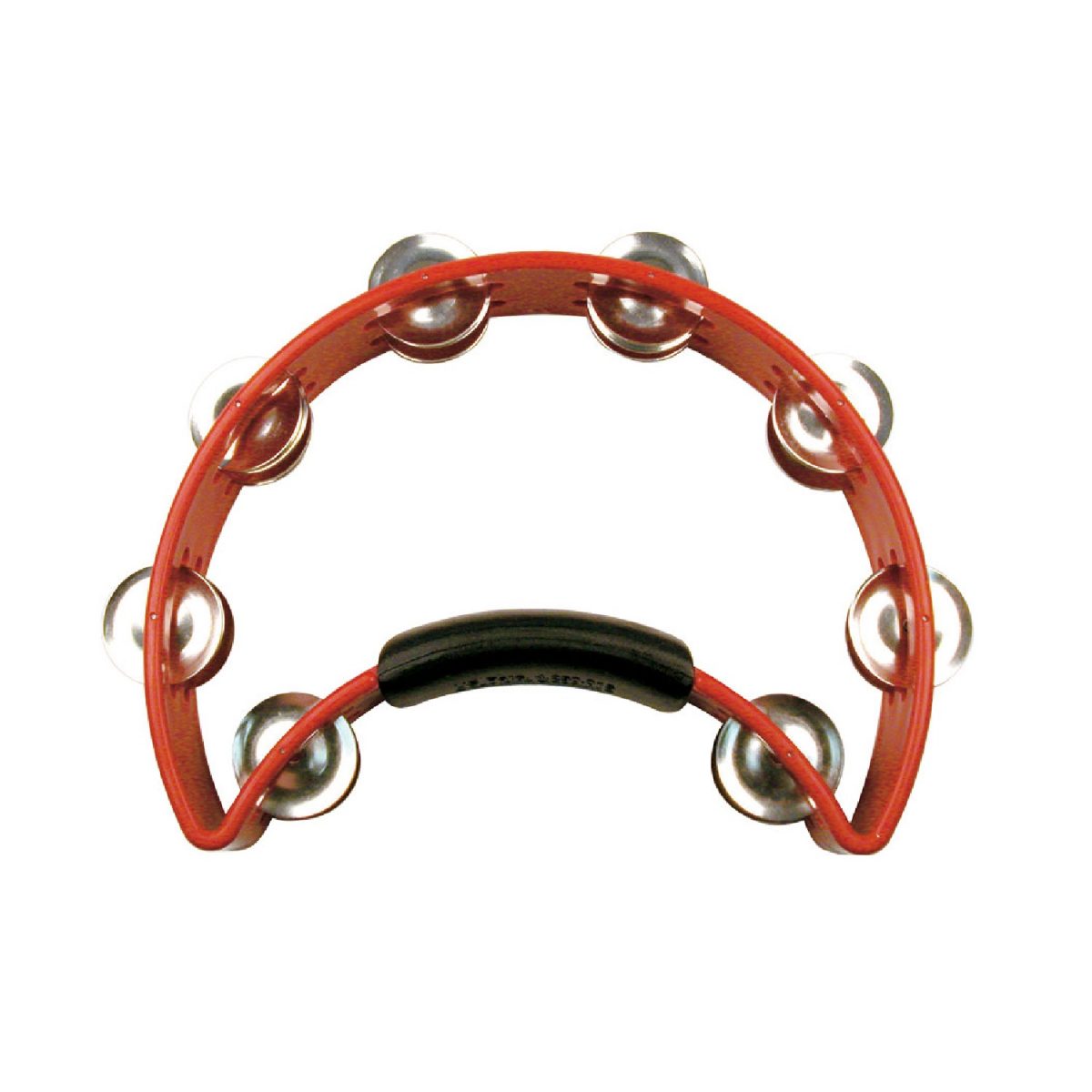 Rhythm Tech - RT1030 - Red with Nickel Jingles Tambourine
