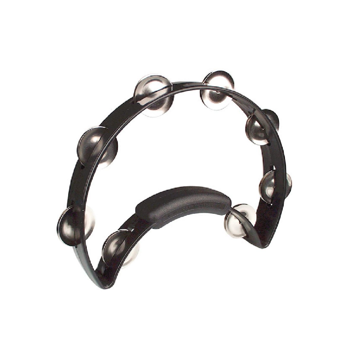 Rhythm Tech - RT1210 - Black with Nickel Jingles Solo Tambourine