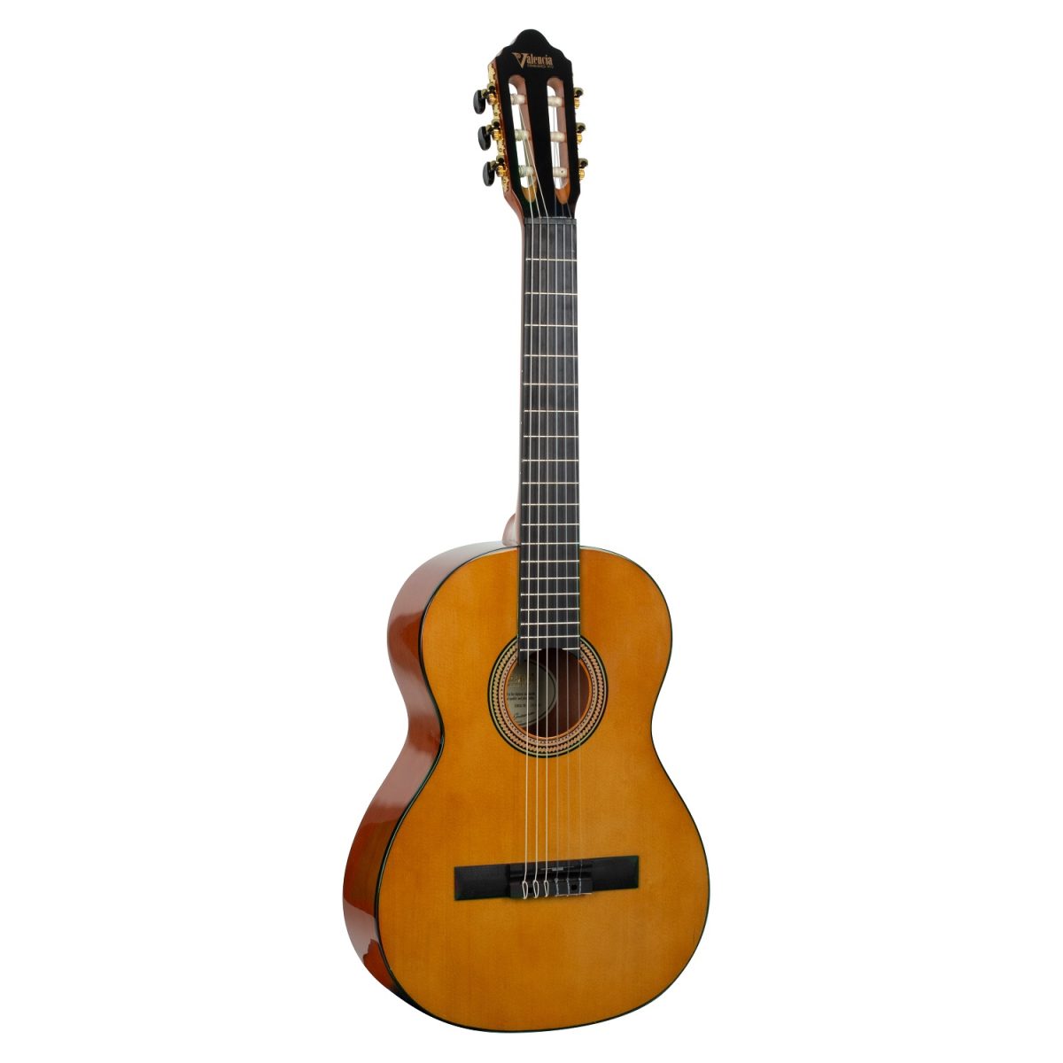 Valencia - VC263-N - 3/4 Classical Guitar - Antique Natural Side
