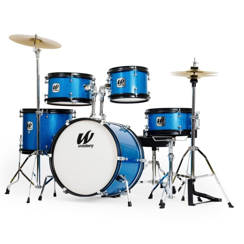 Westbury - 5-Piece Junior Drum Set - Blue Sparkle Finish #WST-JR5-BS
