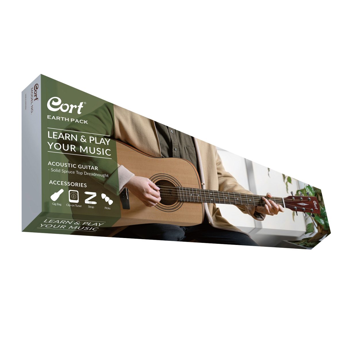 Cort - EARTHPACK - Acoustic Guitar Pack Op