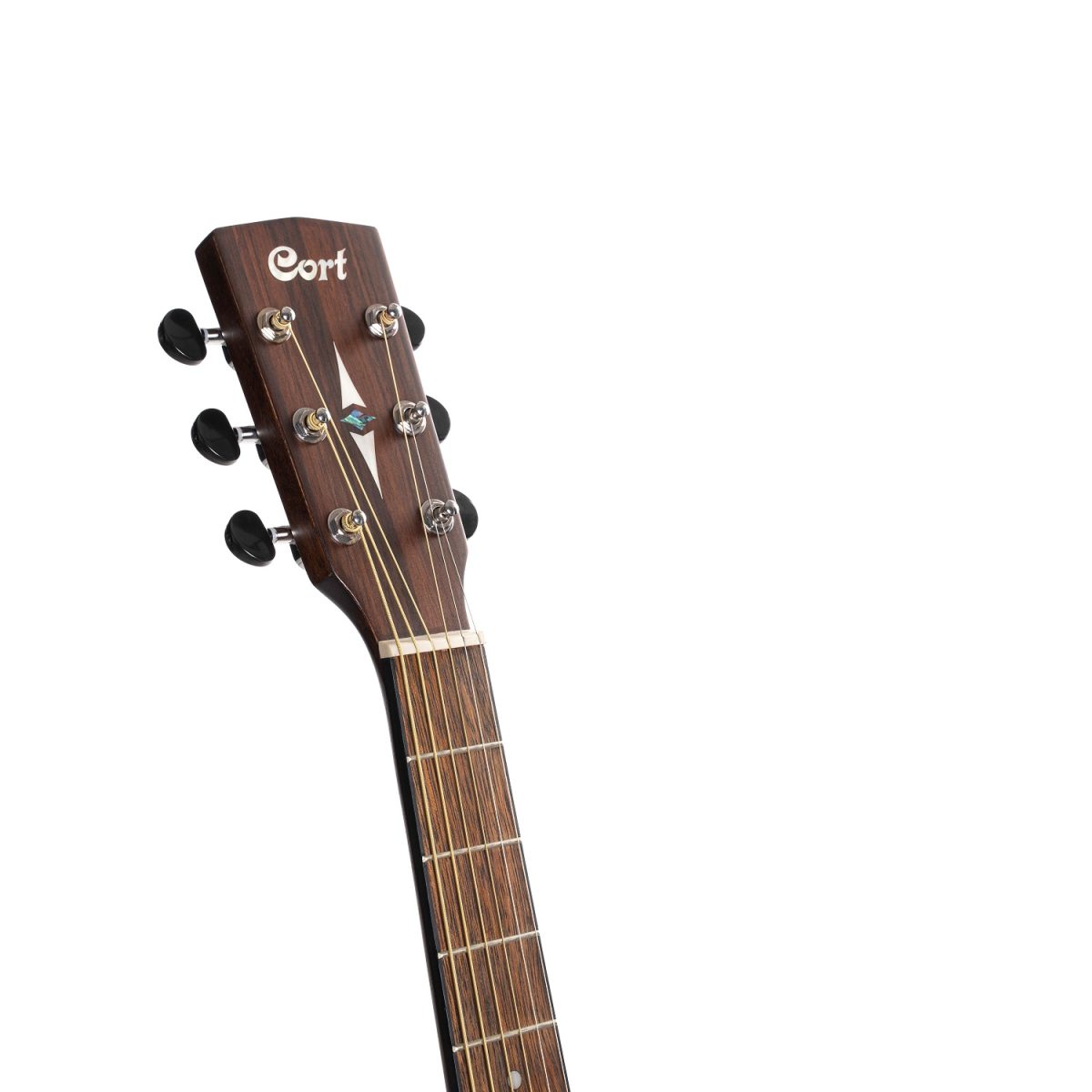 Cort - L100C - Concert Body Acoustic Guitar Solid Spruce Top - Natural Satin Neck