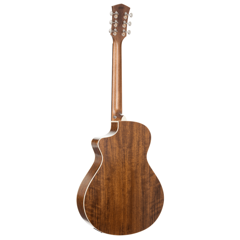 Cort - Core Series Acoustic/Electric Guitar - Black Top Semi Gloss #CORE-MC-OVANGKOL-BTSG