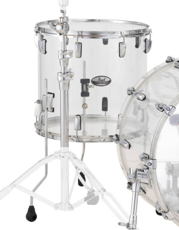 Pearl - Crystal Beat 18" x 16" Floor Tom, Ultra Clear #CRB1816FC730