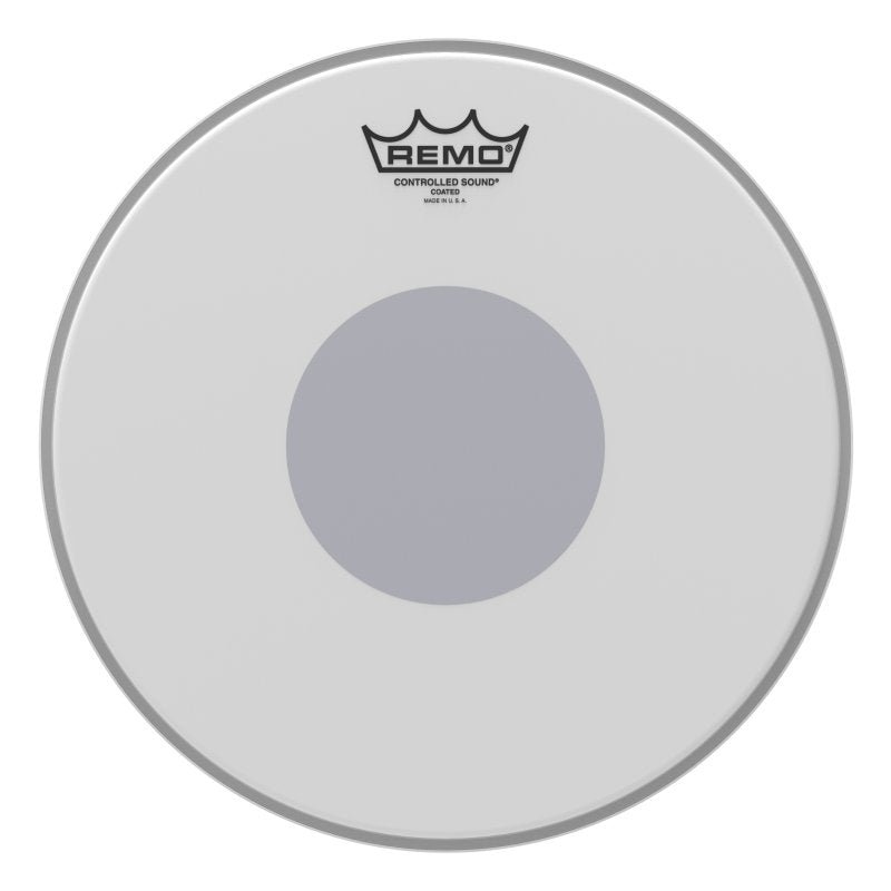 Remo - Controlled Sound® Coated Black Dot™ Drumhead - Bottom Black Dot™, 12" #CS-0112-10