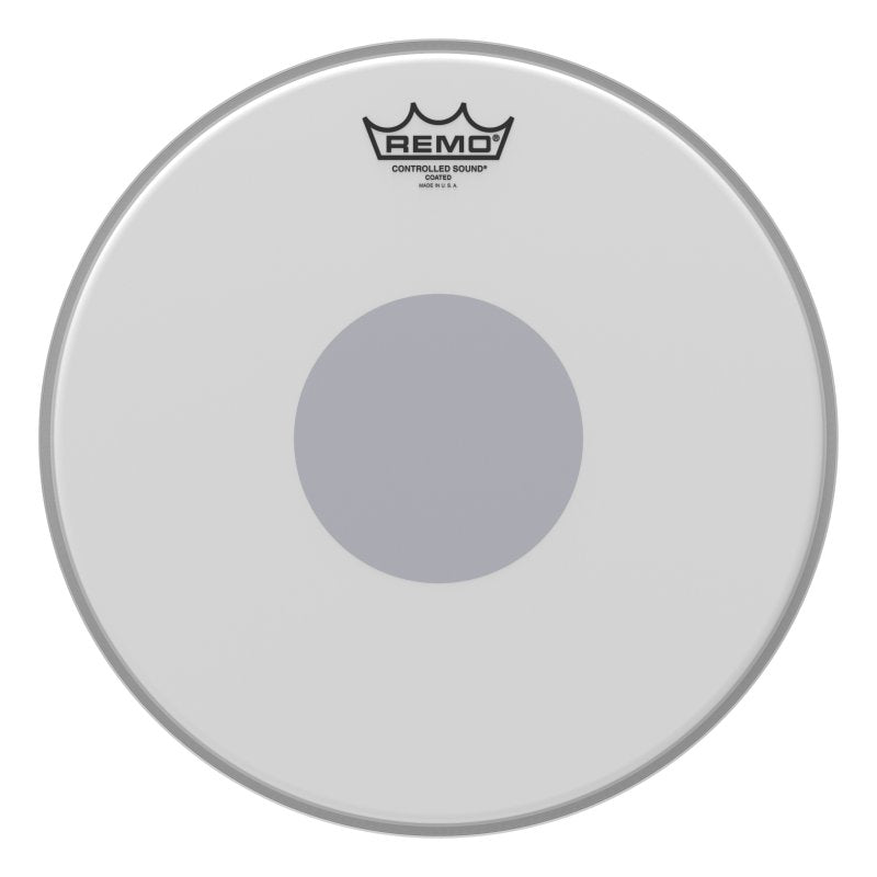 Remo - Controlled Sound® Coated Black Dot™ Drumhead - Bottom Black Dot™, 13" #CS-0113-10