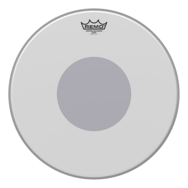 Remo - Controlled Sound® Coated Black Dot™ Drumhead - Bottom Black Dot™, 16" #CS-0116-10