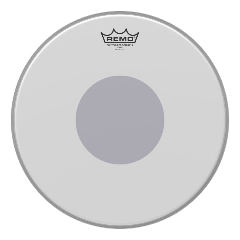 Remo - 14" Controlled Sound X Coated Drum Head With Black Dot #CX-0114-10