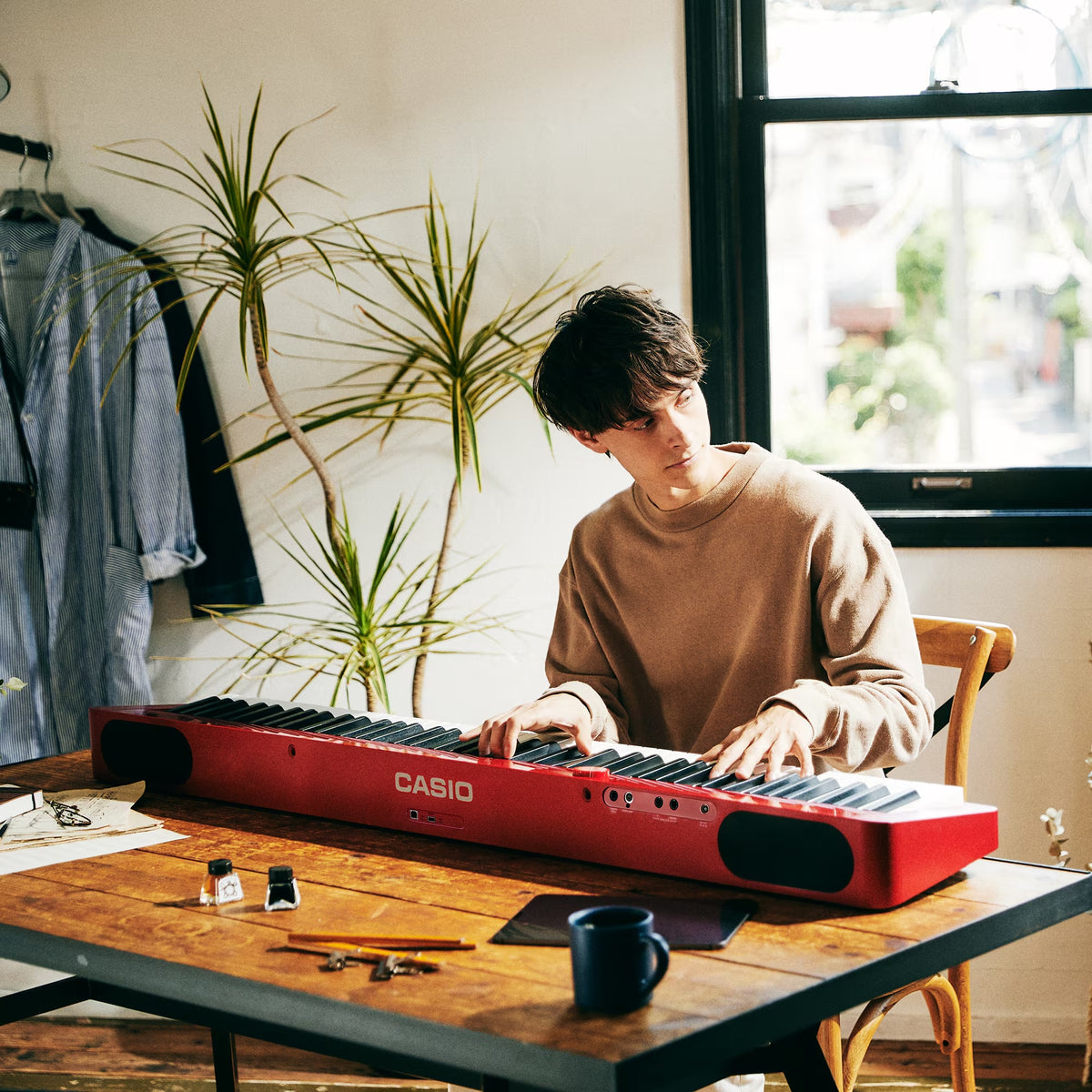 Casio - PX-S1100 Red Digital Piano
