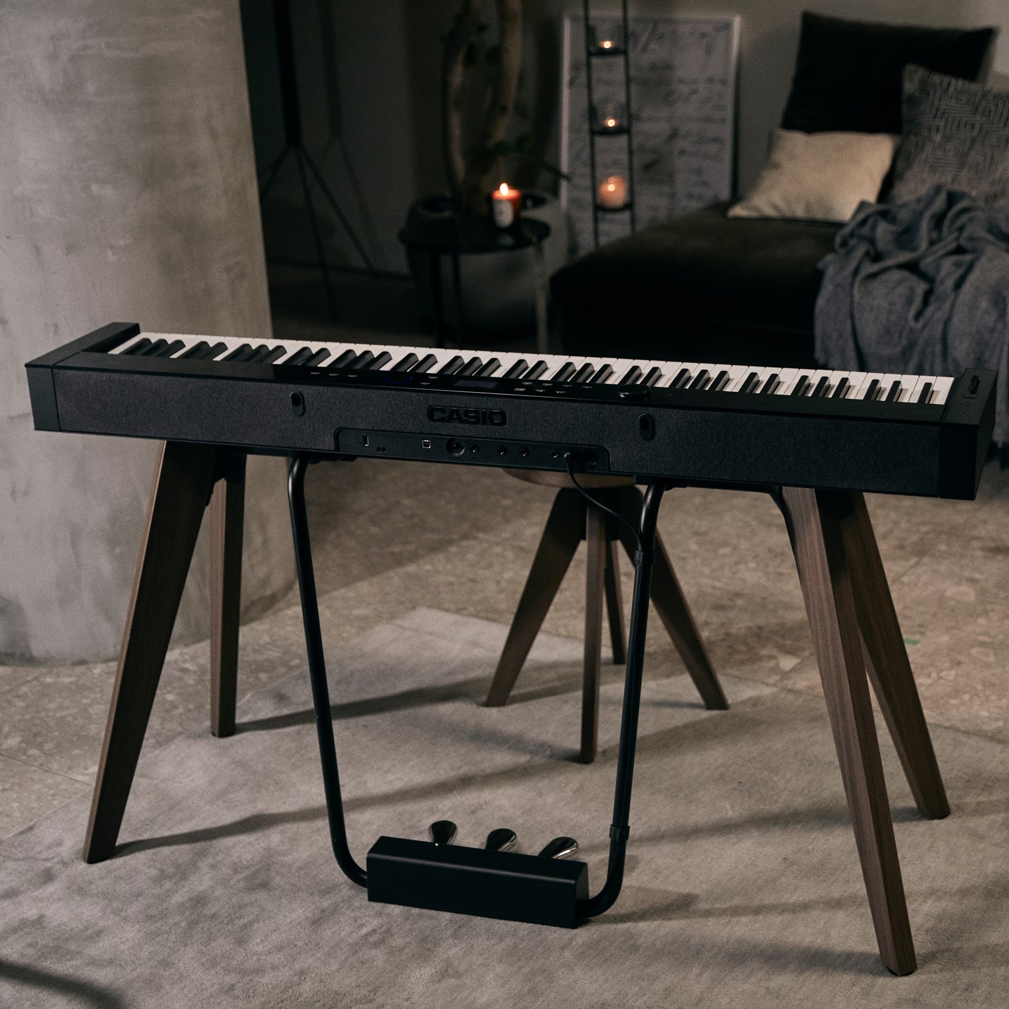 Casio - Privia PX-S7000 Black Digital Piano With Bench