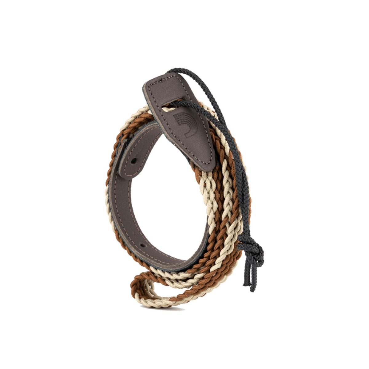 D'Addario - Fabric Mandolin Strap - Brown/Cream - 10MB00