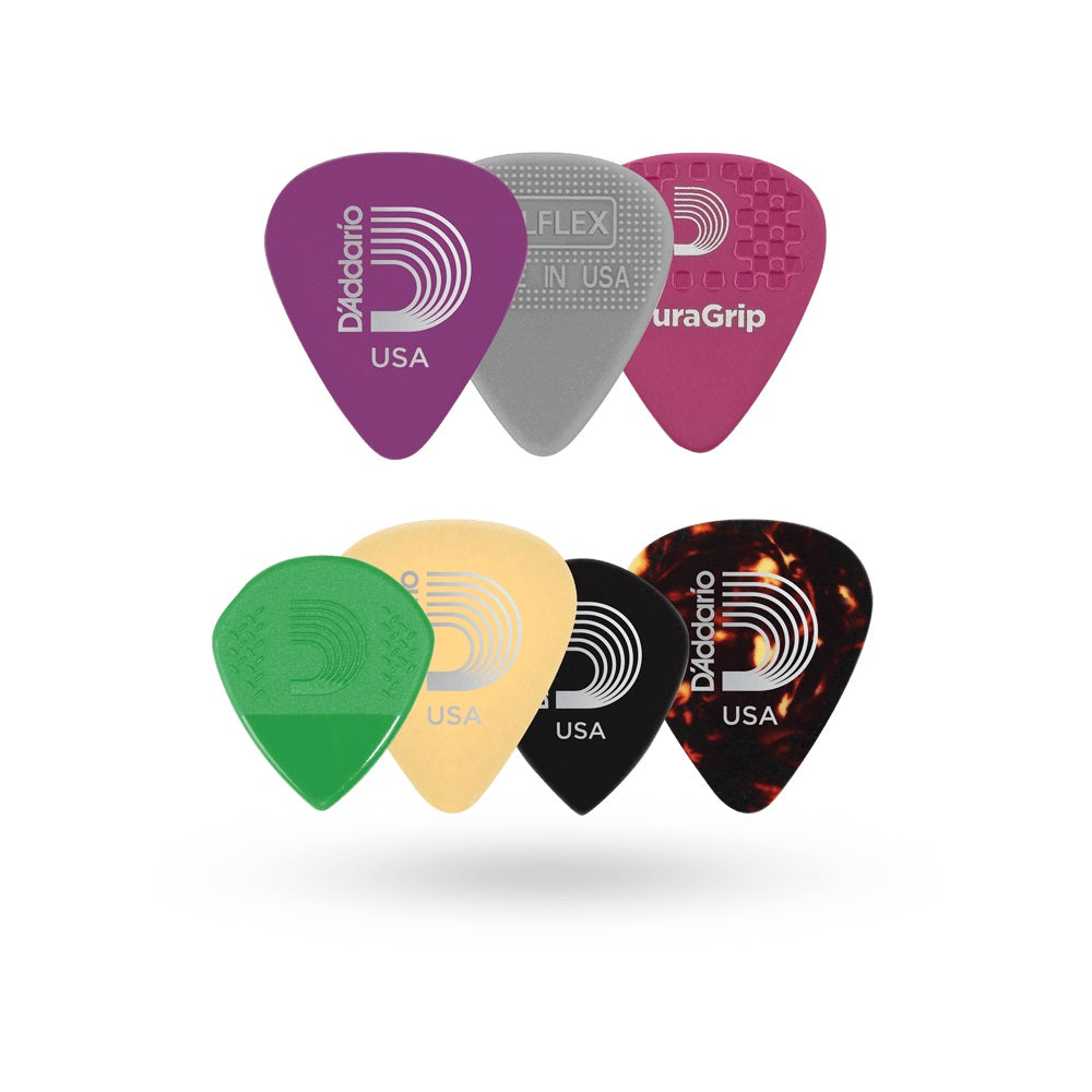 D'Addario - 7-Pack Heavy Gauge Guitar Pick Variety Pack #1XVP6-5