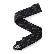 D'Addario Auto Lock Guitar Strap - Diamond Padded
