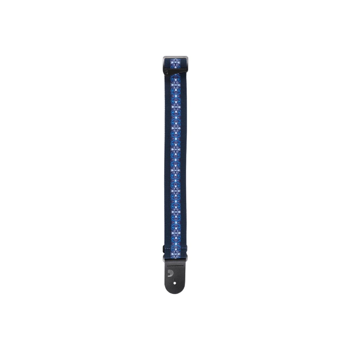 D'Addario - Deluxe Cotton Guitar Strap - Blue - 50CT03-DX Tip
