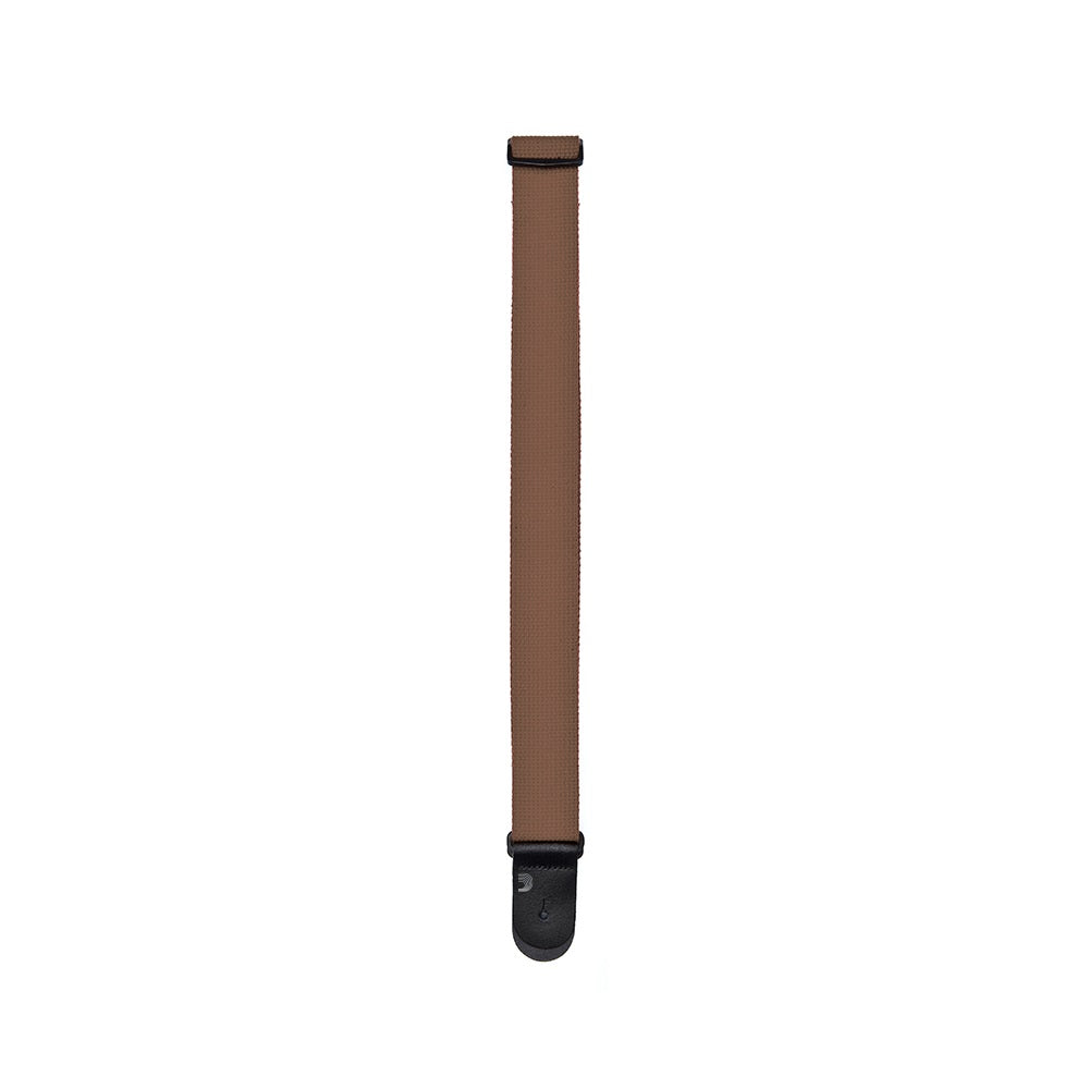 D'Addario - Brown Cotton Guitar Strap #50CT04