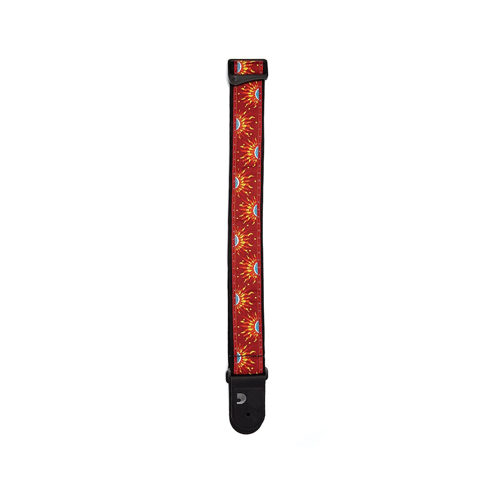 D'Addario - Nylon Woven Guitar Strap - Sun #50E09