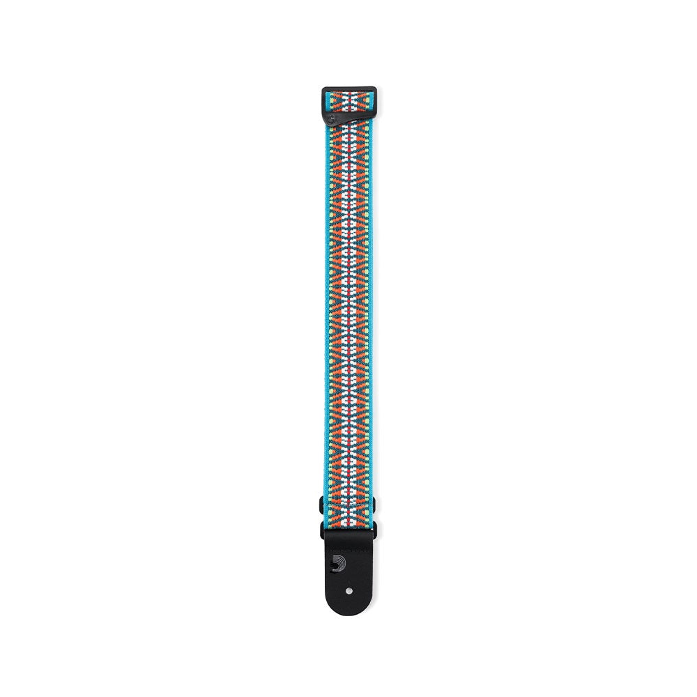 D'Addario - Nylon Woven Guitar Strap - Blue Sunset Hootenanny #50G09