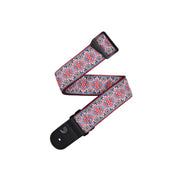D'Addario - Eco-Comfort Guitar Strap - Persian Woven - White - 50RW07