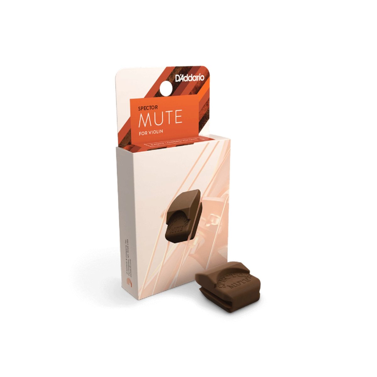 D'Addario - Spector Violin Mute - Brown Box