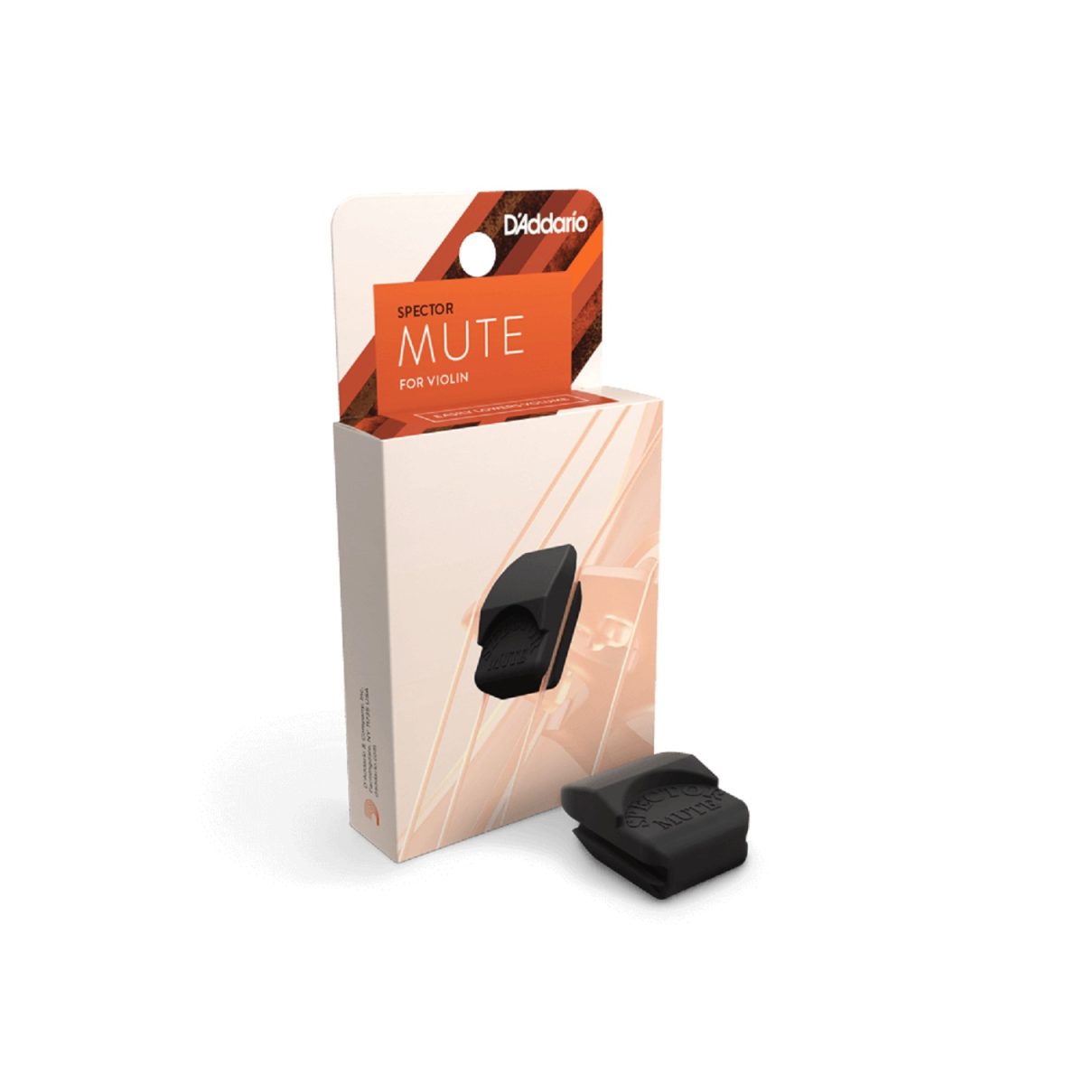 D'Addario - Spector Violin Mute - Black Box