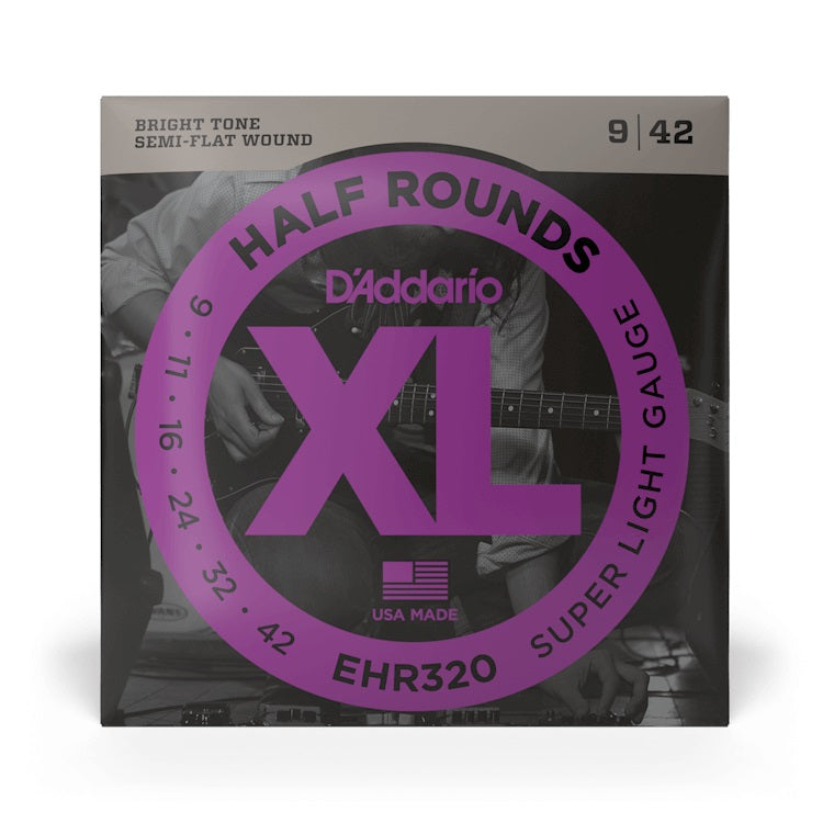D'Addario - 09-42 Electric Half Rounds - Super Light EHR320