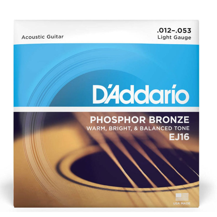 D'Addario – 12-53 Bronze Phosphoreux – Léger EJ16