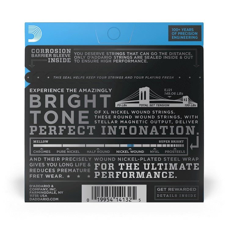 D'Addario - 12-52 Electric Nickel Wound - Jazz Light EJ21