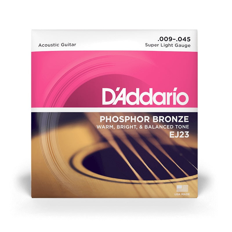D'Addario - 9-45 Phosphor Bronze - Super Light EJ23
