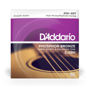 D'Addario - 10-27 Phosphor Bronze - High Strung/Nashville Tuning EJ38H
