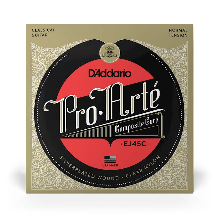 D’Addario – Normal Tension Composite Core Classical Guitar Strings - EJ45C