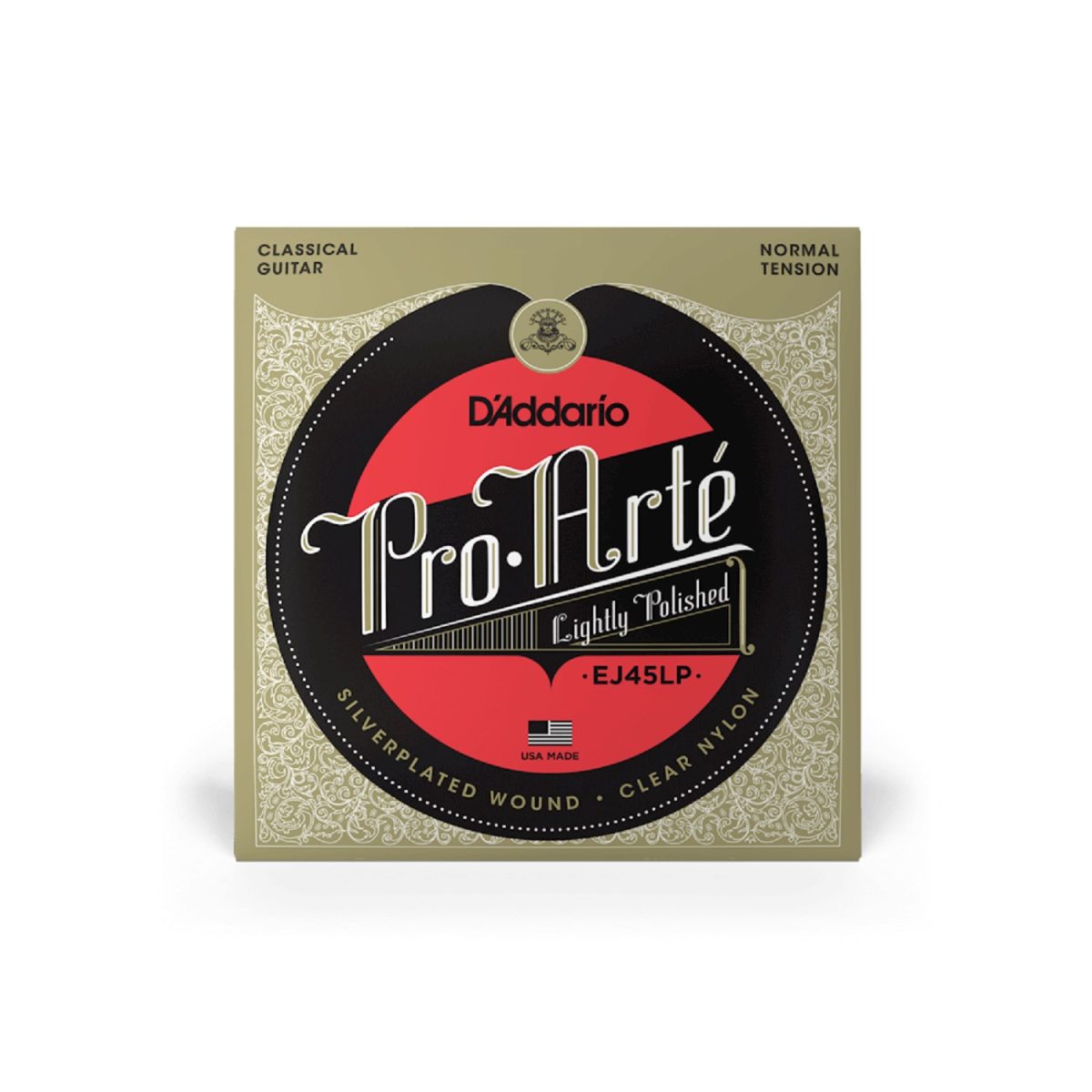 D'Addario - EJ45LP Lightly Polished Composite Normal Tension Classical Guitar Strings