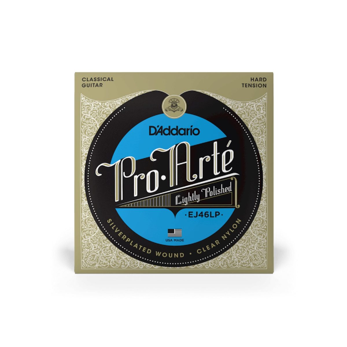D'Addario - Hard Tension Lightly Polished Classical Guitar Strings - EJ46LP