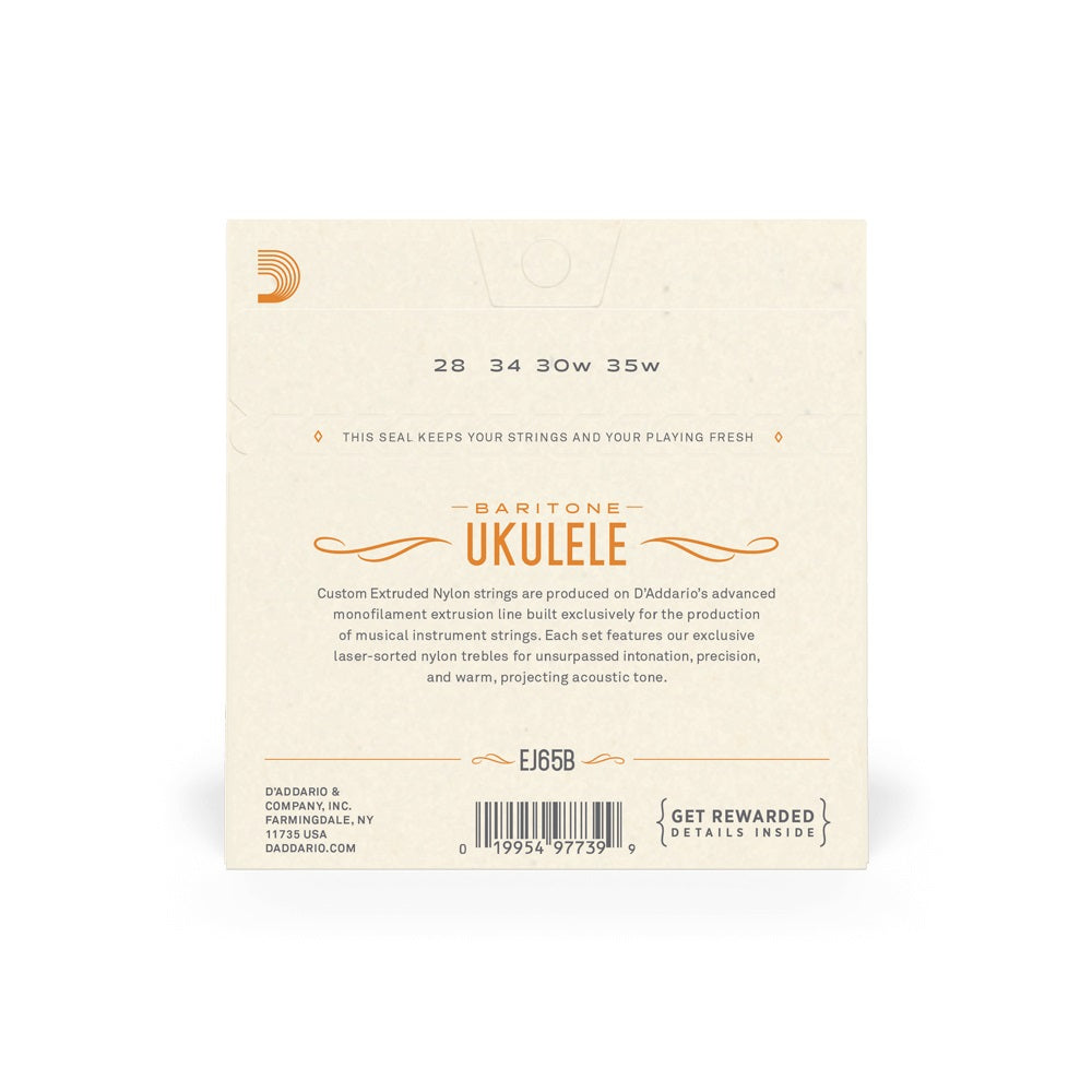 D'Addario - Baritone Ukulele Set #EJ65B