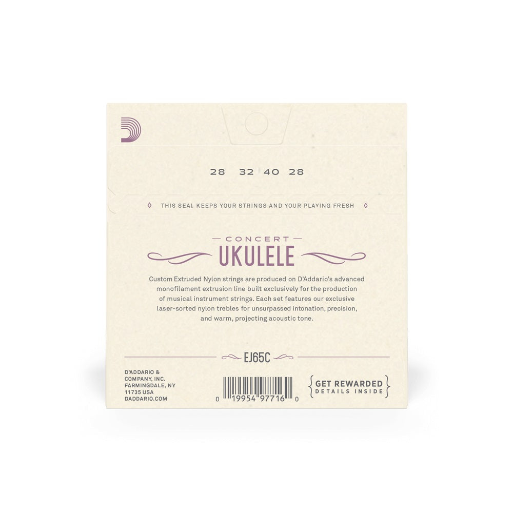 D'Addario - Concert Ukulele Set #EJ65C