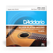 D'Addario - 10-44 Silver Plated Wound Ball End - Gypsy Jazz Regular Light EJ83L