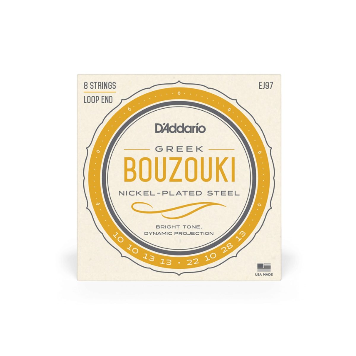D'Addario - Greek Bouzouki 8-String Set - EJ97