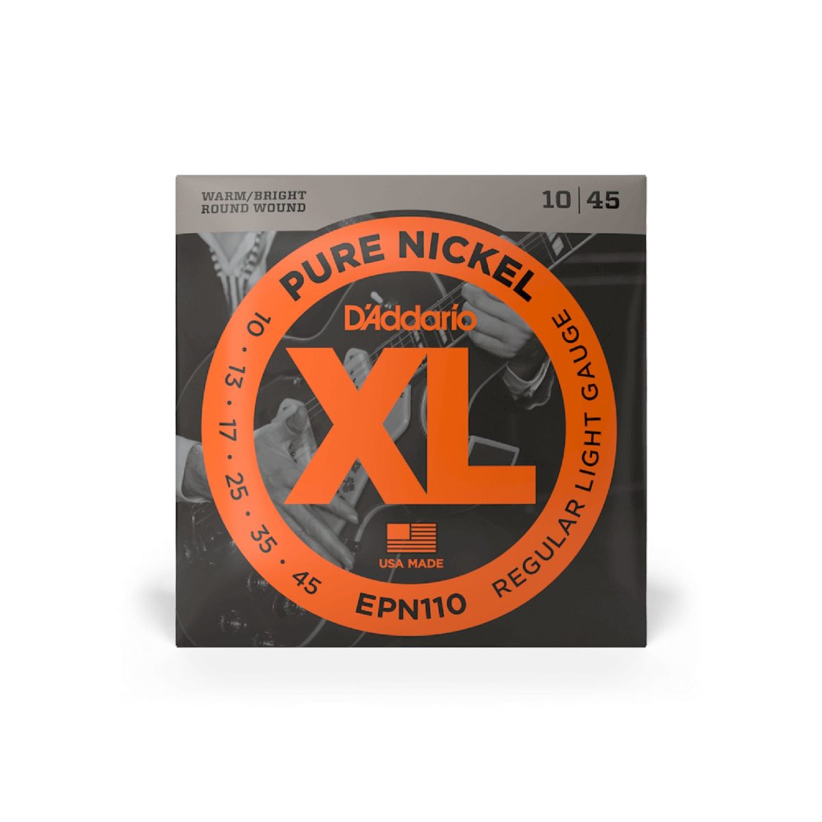D'Addario - 10-45 Regular Light Electric Guitar Strings - EPN110