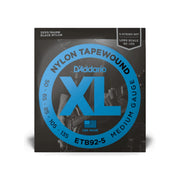 D'Addario - 50-135 Medium 5-String Long Scale Bass Strings - ETB92-5
