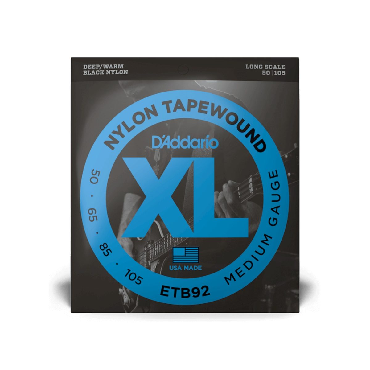 D'Addario - 50-105 Medium Long Scale Bass Strings - ETB92
