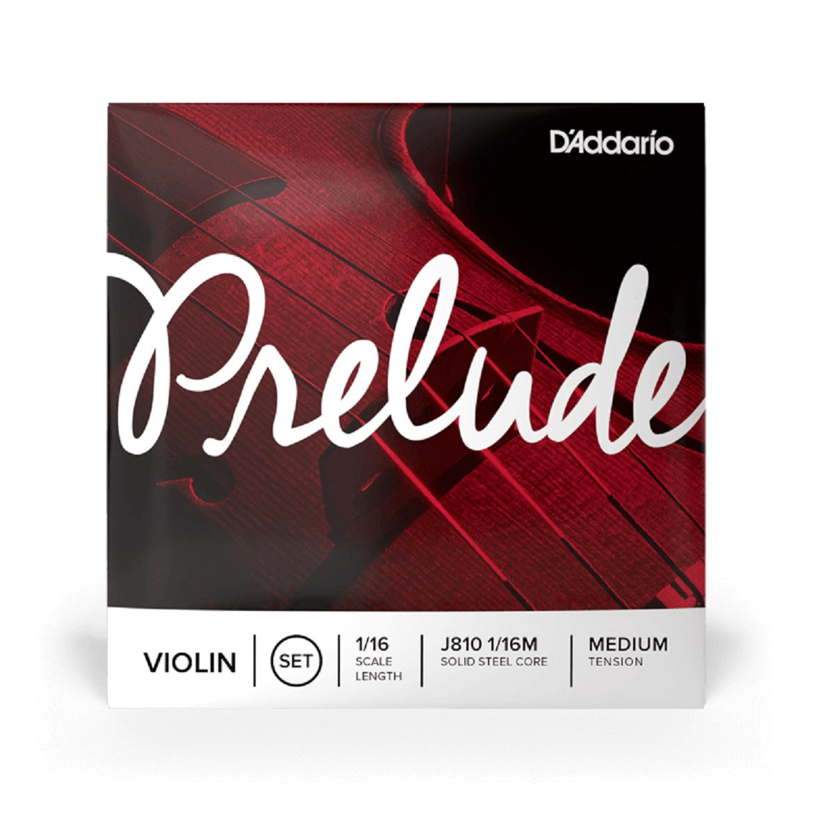 D'Addario - 1/16 Violin Prelude Strings - Medium Tension - J810 1/16M