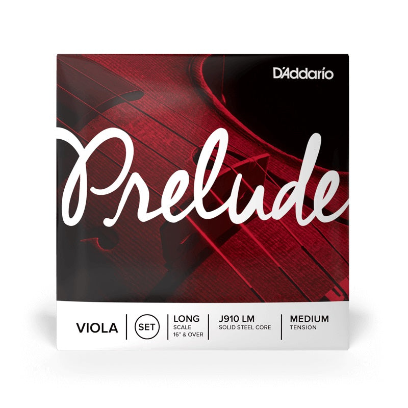 D'Addario - Prelude Viola String Set - Long Scale / Medium Tension J910 LM