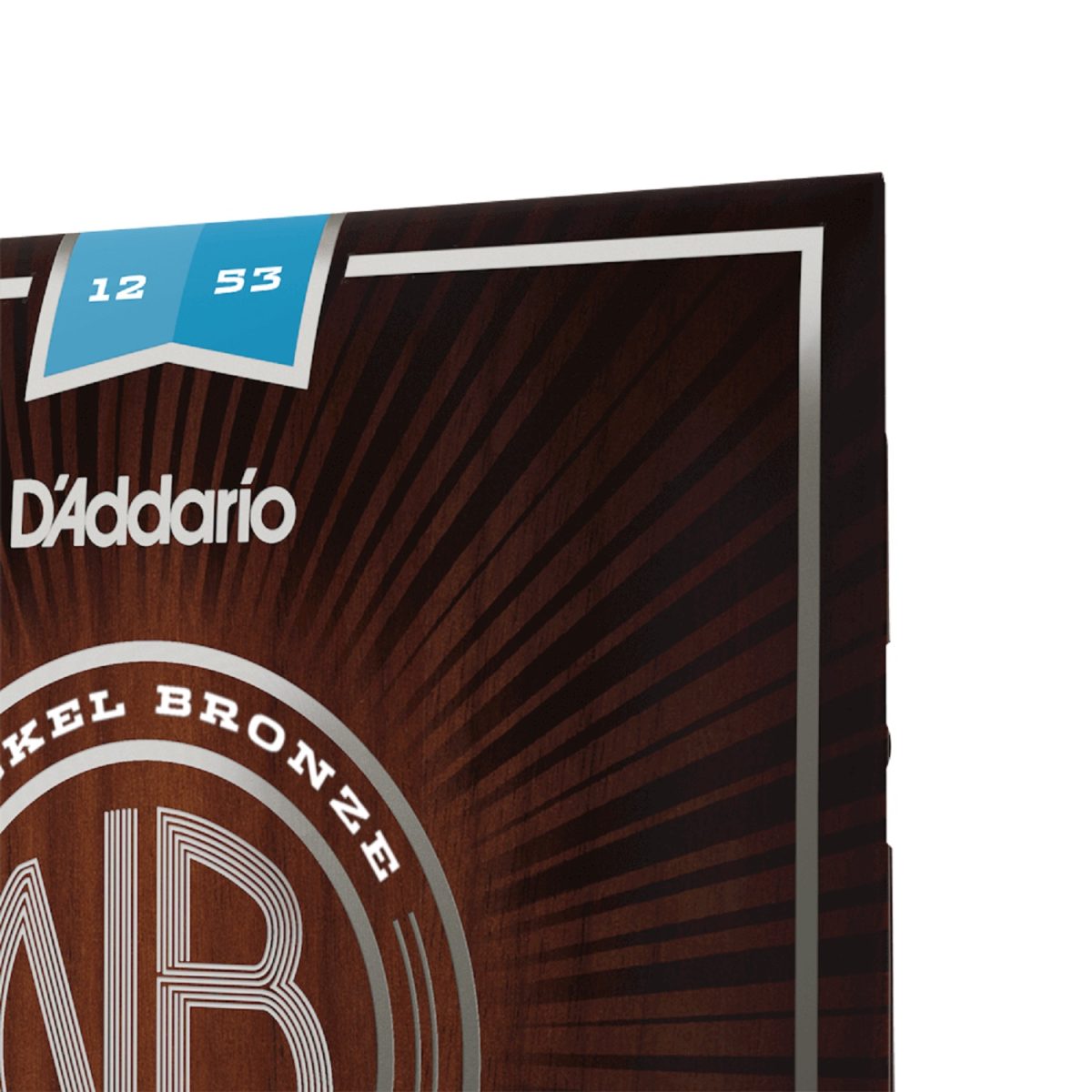 D'Addario - NB 12-53 Regular Light Acoustic Guitar Strings Closeup