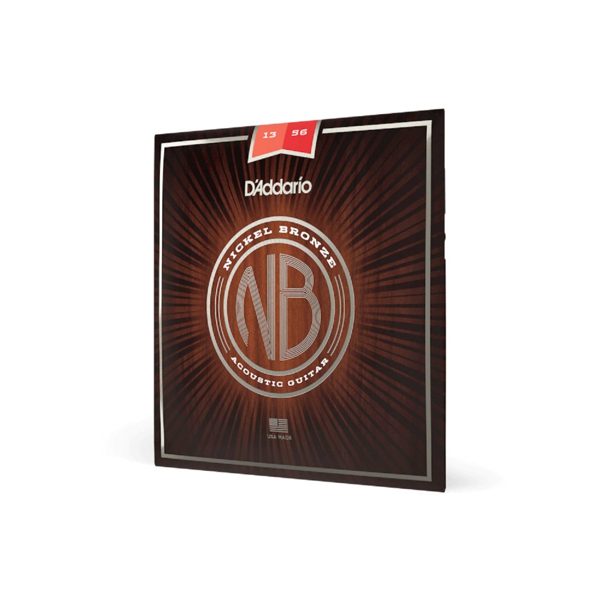 D'Addario - NB 13-56 Medium Acoustic Guitar Strings Side