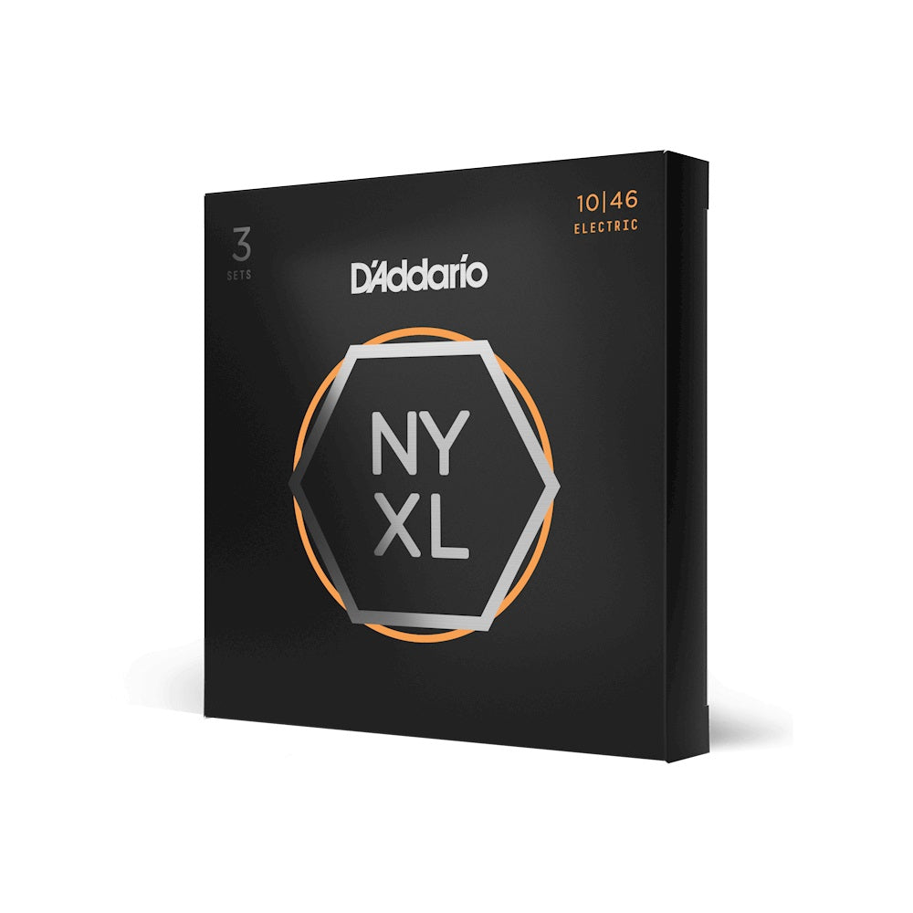 D'Addario - 3-Pack NYXL 10-46 Electric Nickel Plated Steel - Regular Light