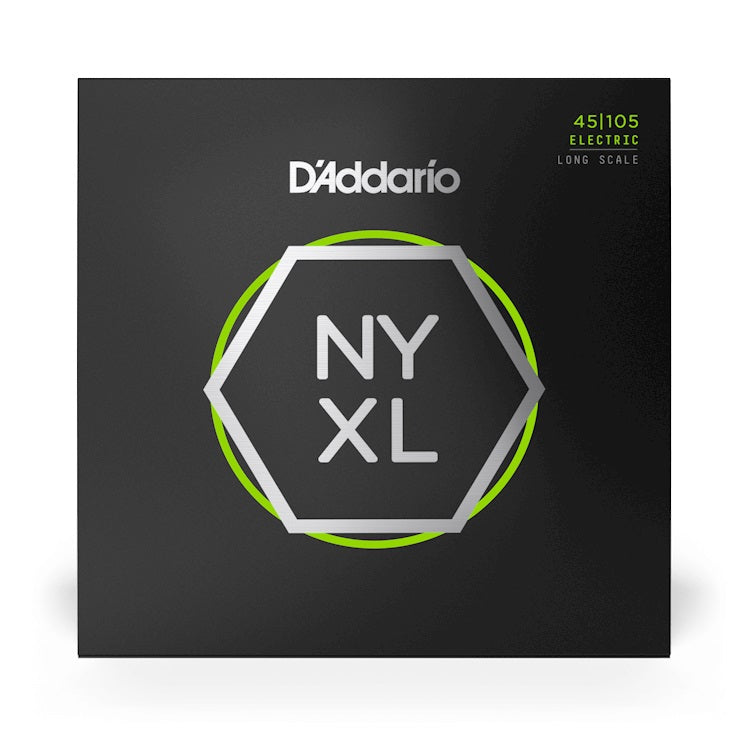 D'Addario - NYXL 45-105 Long Scale Bass Nickel Plated Steel - Light/Medium