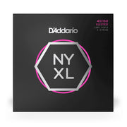 D'Addario - NYXL 5-String 45-130 Long Scale Bass Nickel Plated Steel - Regular Light