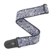 D'Addario - Sangle tissée cachemire bleu de 2 pouces #P20W1419