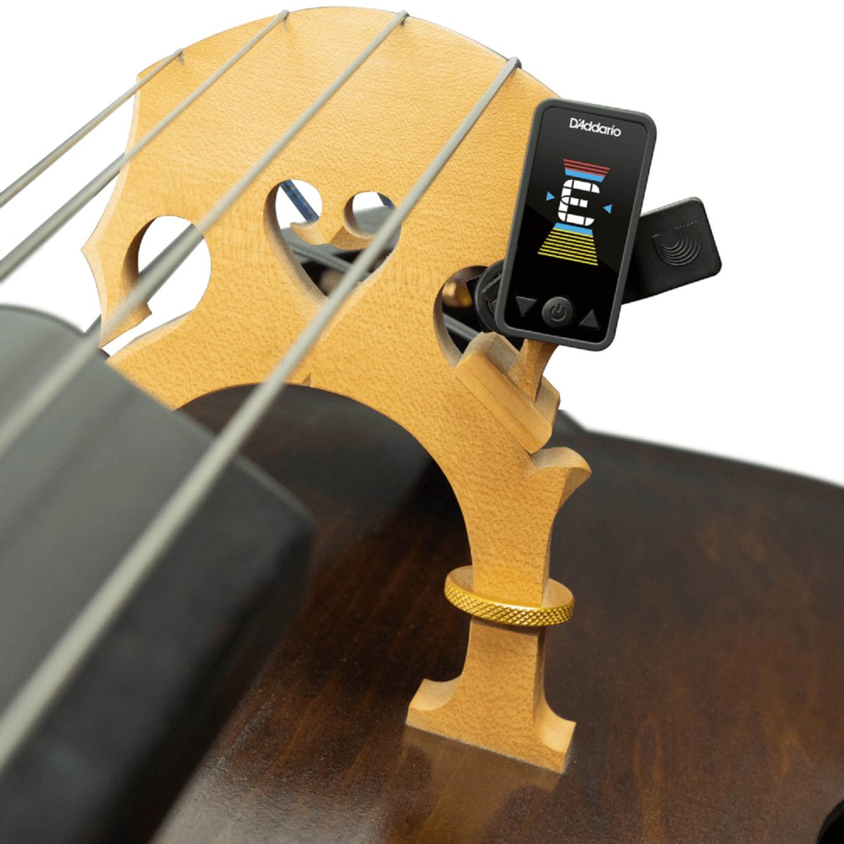 D'Addario -PWCT17CBK - Eclipse Tuner for Cello/Bass On Bridge 2