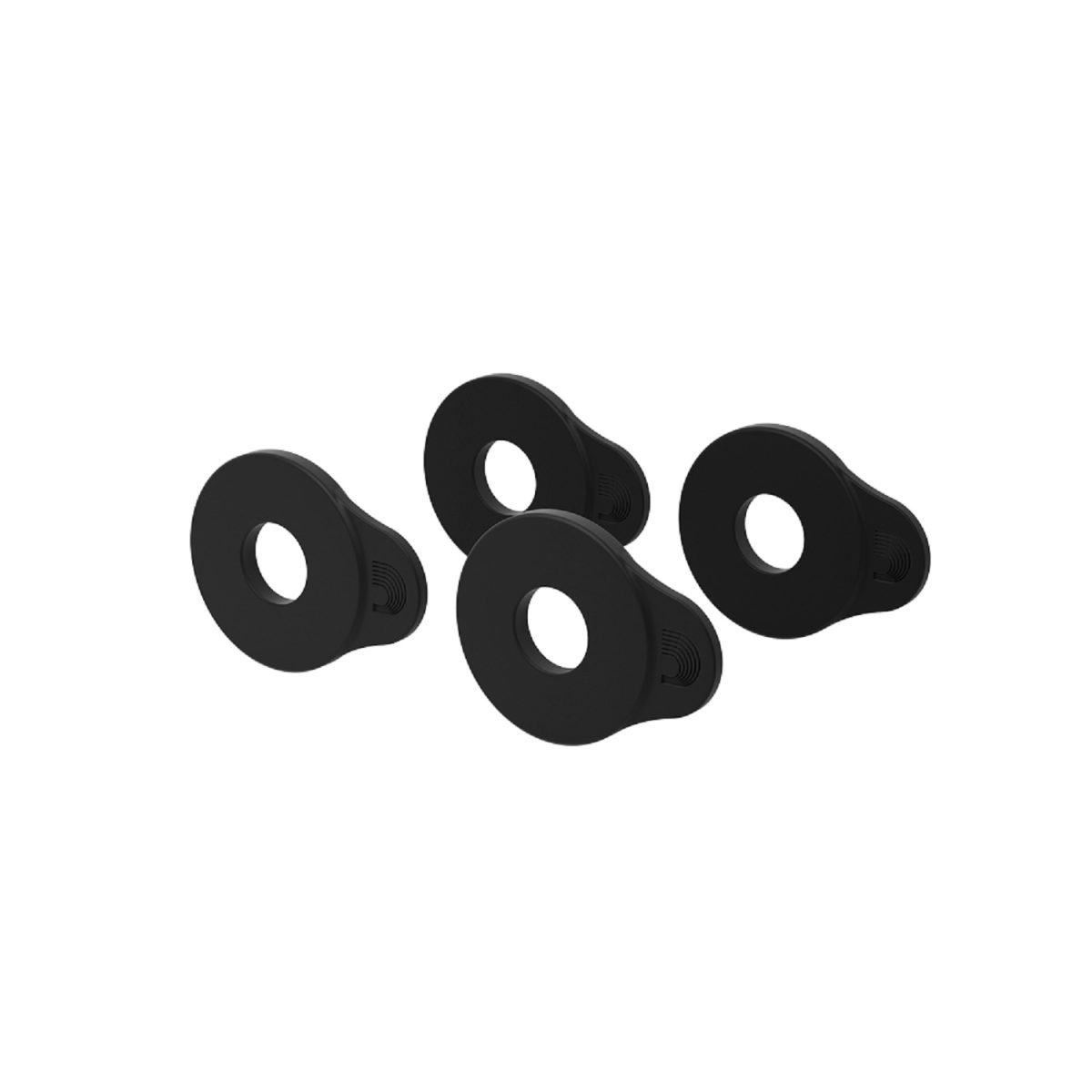 D'Addario - 4-Pack Black Flex Lock Strap Blocks - PW-FLSB-04BK