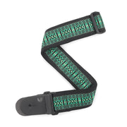 D'Addario - Nylon Woven Guitar Strap - Monterey Green #T20W1422